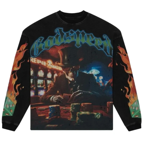 Washed Black Godspeed L.A.G Thermal L/S T-Shirt