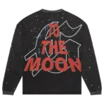 Washed Black Godspeed No Looking Back L/S Tee Back