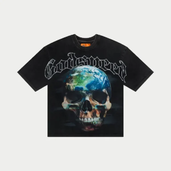 Washed Black Godspeed Sklobe T-Shirt