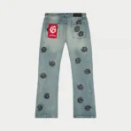 Washed Blue Godspeed Denim Pants Back