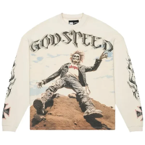 Washed Bone Godspeed Rocker Thermal L/S Tee