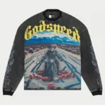 Washed Grey Long Lonely Road Thermal Long Sleeve