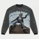 Washed Grey Rocker Thermal Long Sleeve