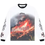 White Godspeed Hollywood Inferno L/S T-Shirt