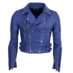 Women's Royal Blue Godspeed Moto Jacket
