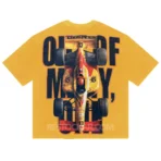 Yellow Godspeed F1 Finish Line Tee Back