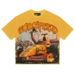 Yellow Godspeed F1 Finish Line Tee