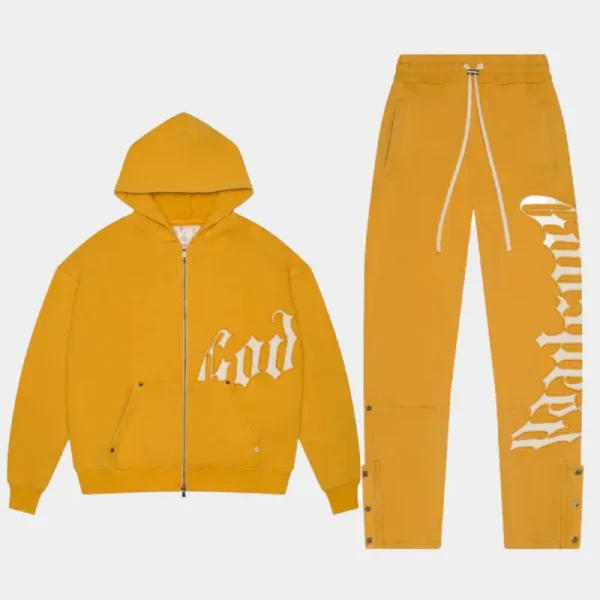 Yellow Godspeed OG Logo V2 Sweatsuit